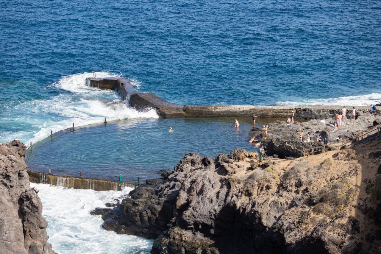 Balcon De Los Gigantes With Pool View Puerto de Santiago  Buitenkant foto